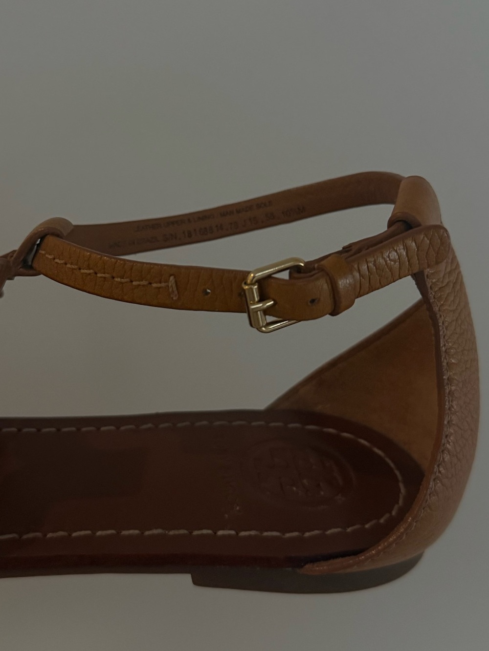 Tory Burch Tan Leather Sandals - Picture 6 of 6